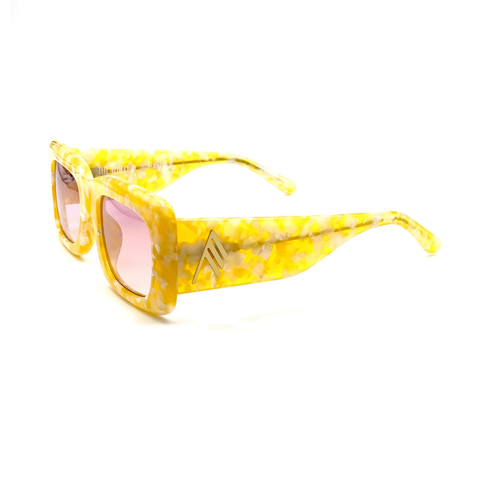The Attico Marfa Giallo Occhiali Sole