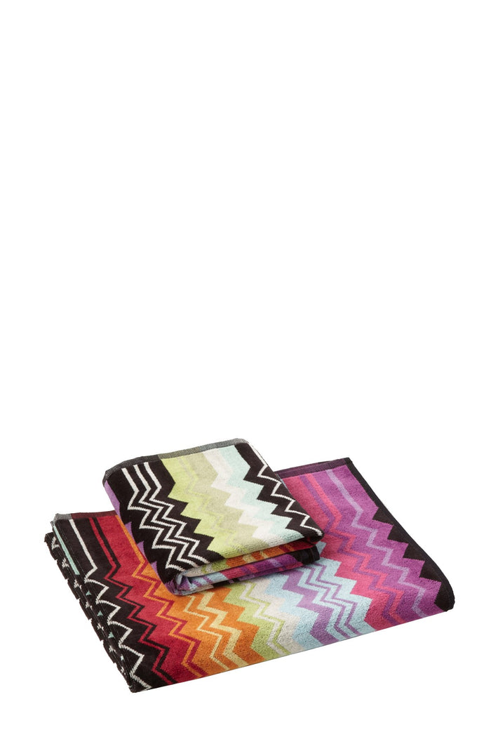 Giacomo 2 Towel Set Multicolor Cotton Towels