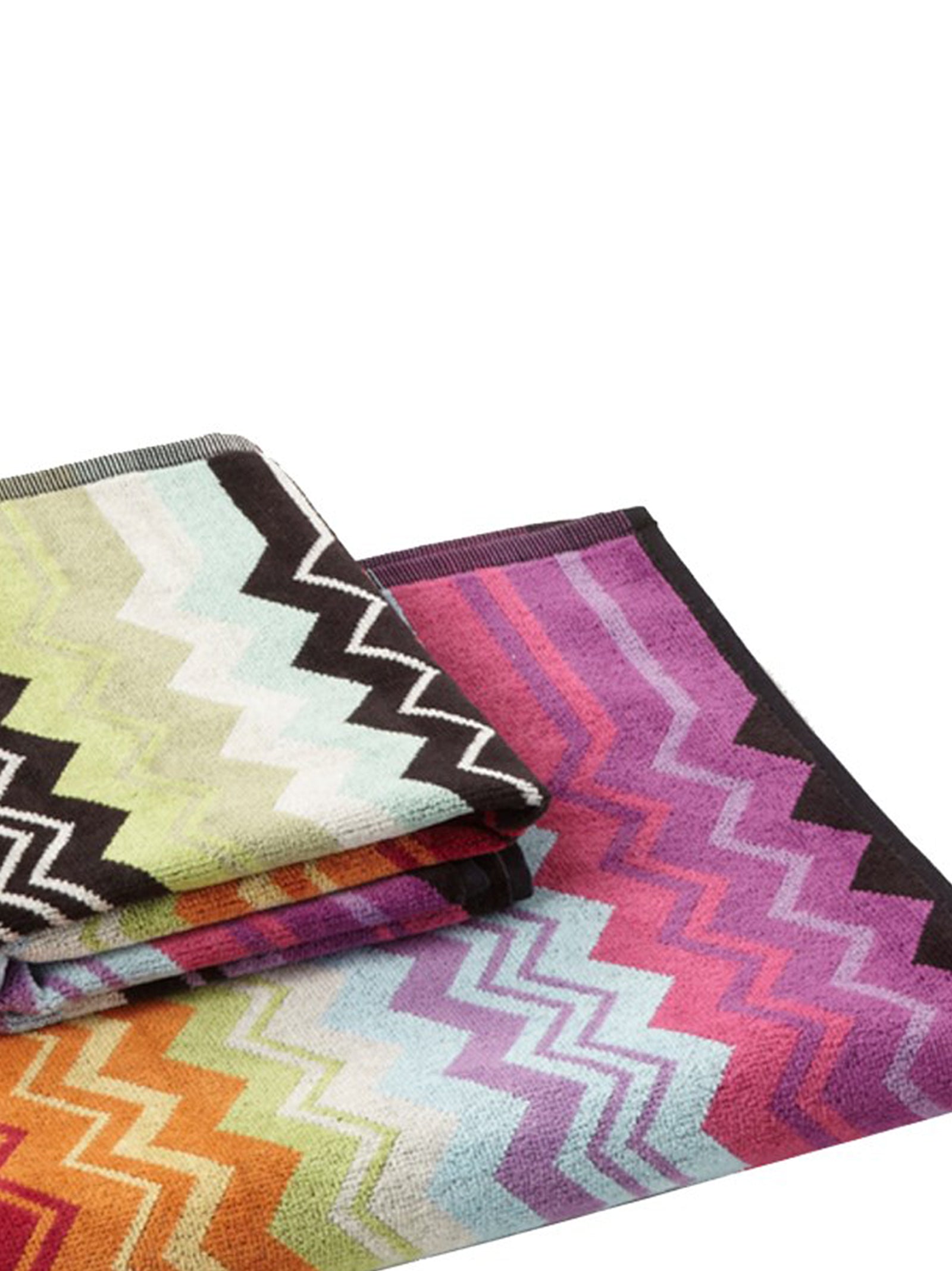 Giacomo 2 Towel Set Multicolor Cotton Towels