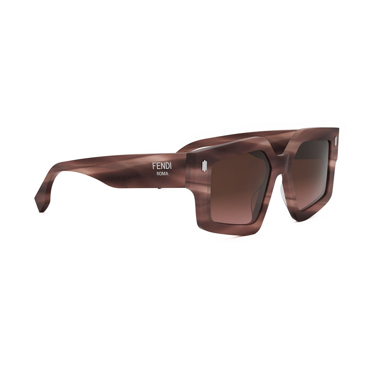 Fendi FE40162I 74F Rosa Lucido Acetate Occhiali Da Sole