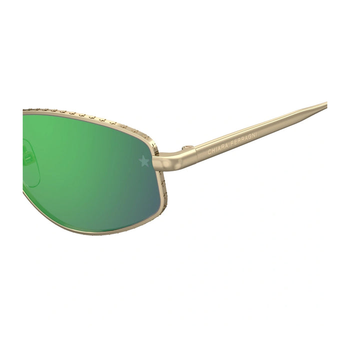 CF 7025-s PEF-Z9 GOLD GREEN Oro Metal Occhiali Sole