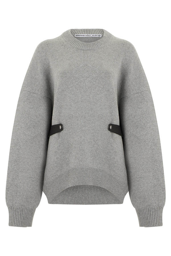 Sweater Heather Grey Wool