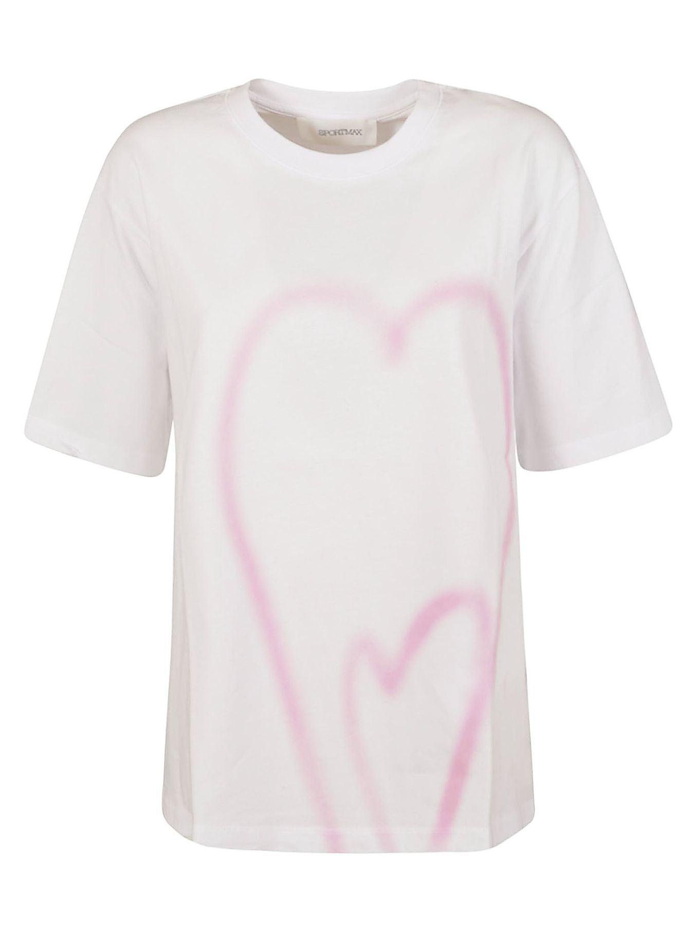 LUIS Bianco Cotton. made In Italy. T-shirt
