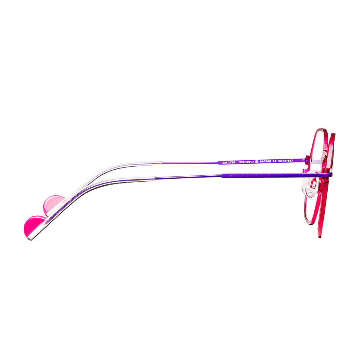Matttew Radium 1798 Fucsia Viola Rosa Titanium Occhiali Da Vista