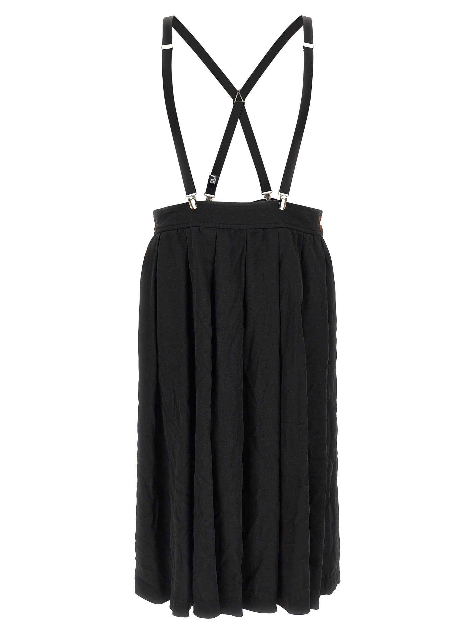 Suspender skirt Black Polyester