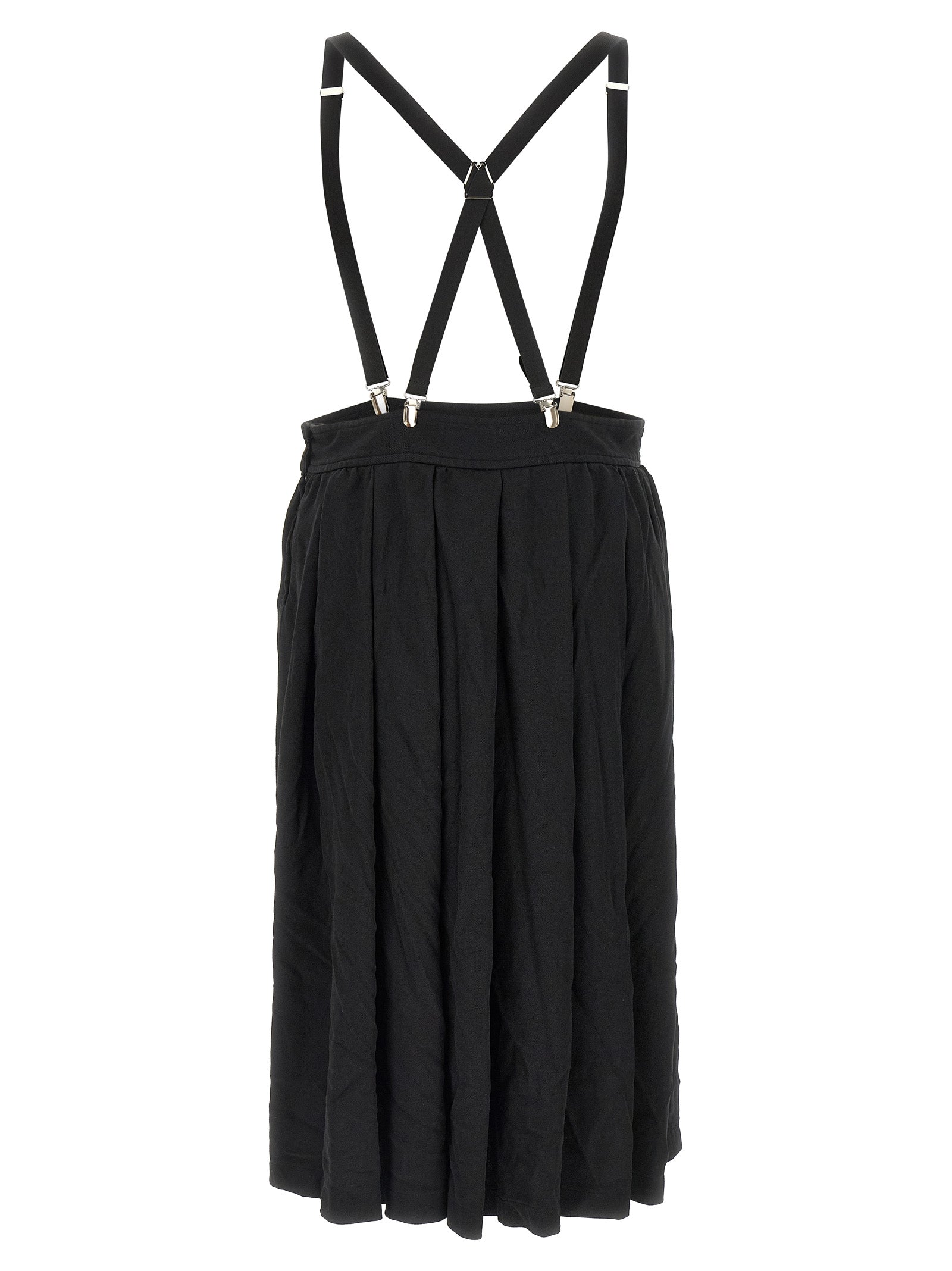 Suspender skirt Black Polyester