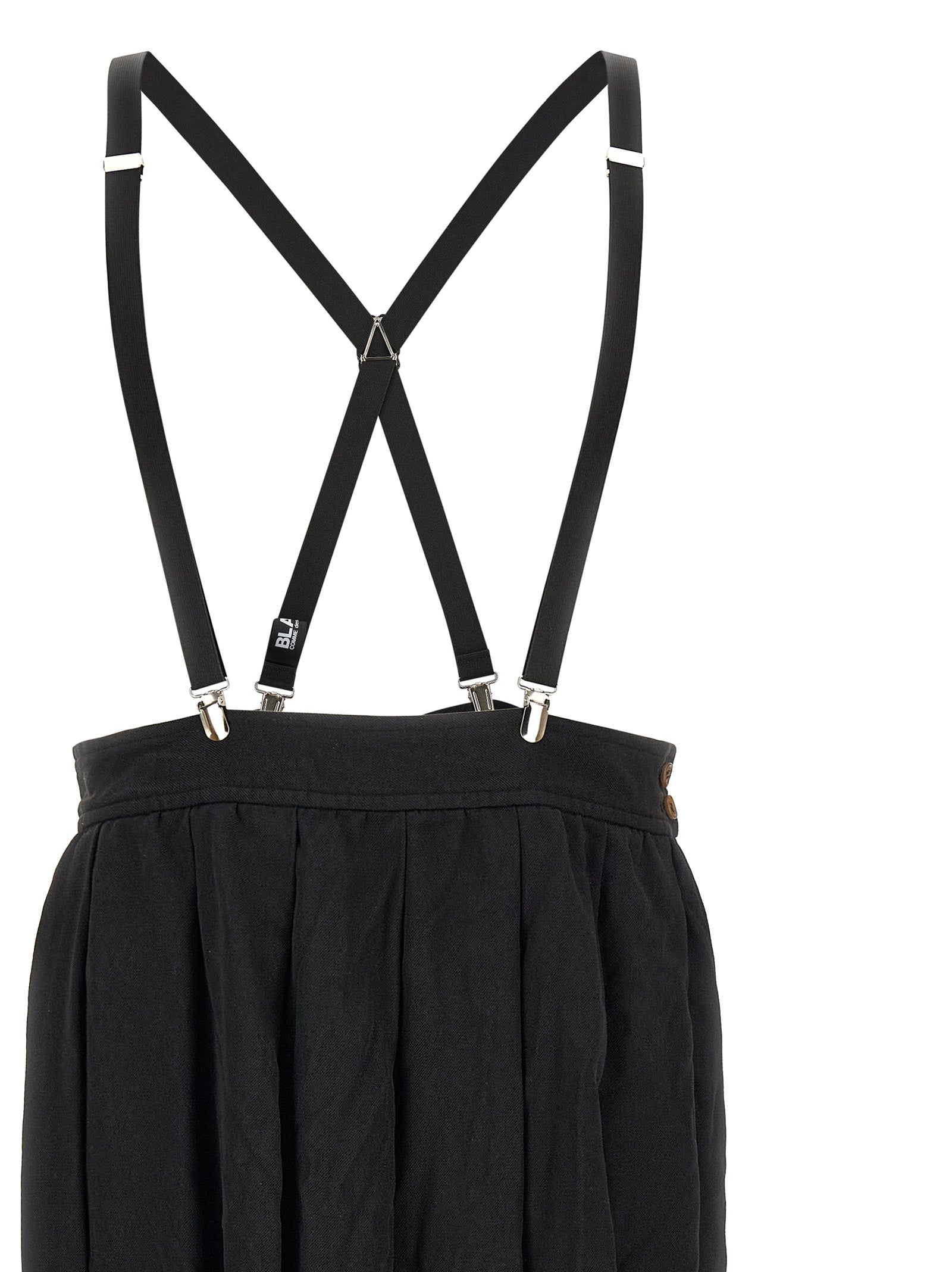 Suspender skirt Black Polyester