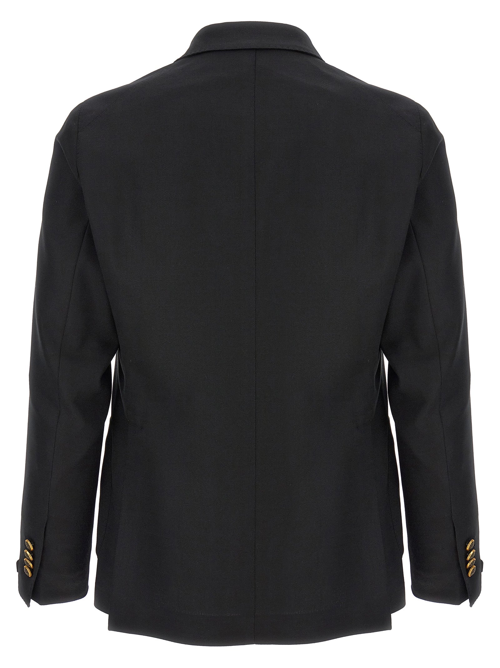 Montecarlo blazer Black Virgin Wool Elastane