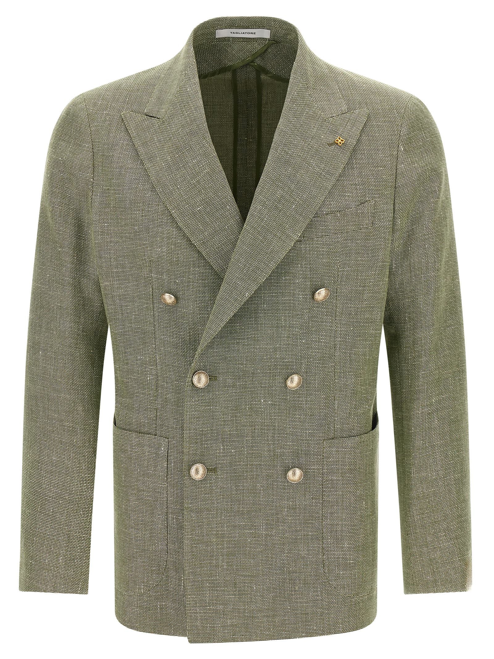Montecarlo Blazer Green Linen