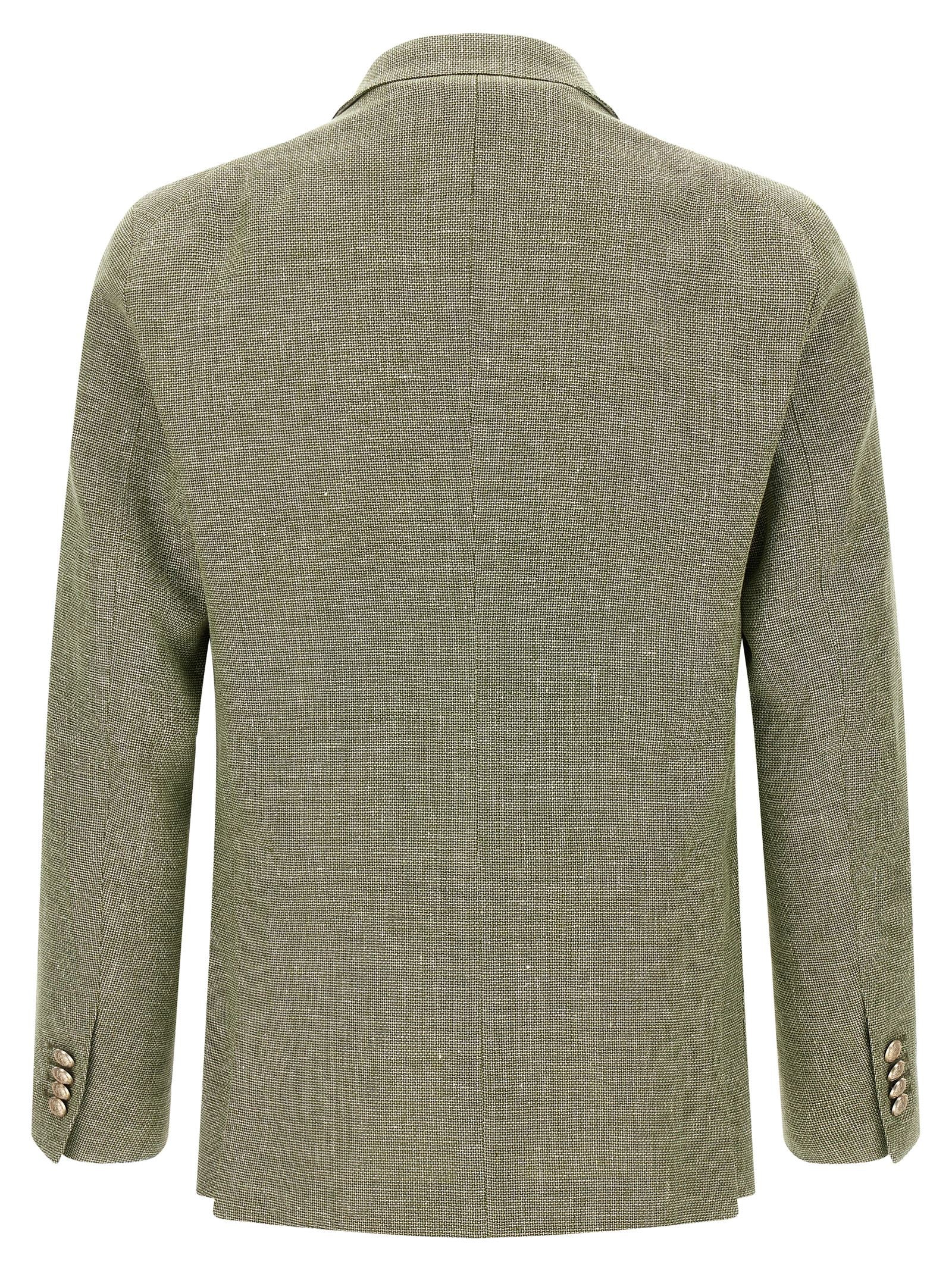 Montecarlo Blazer Green Linen