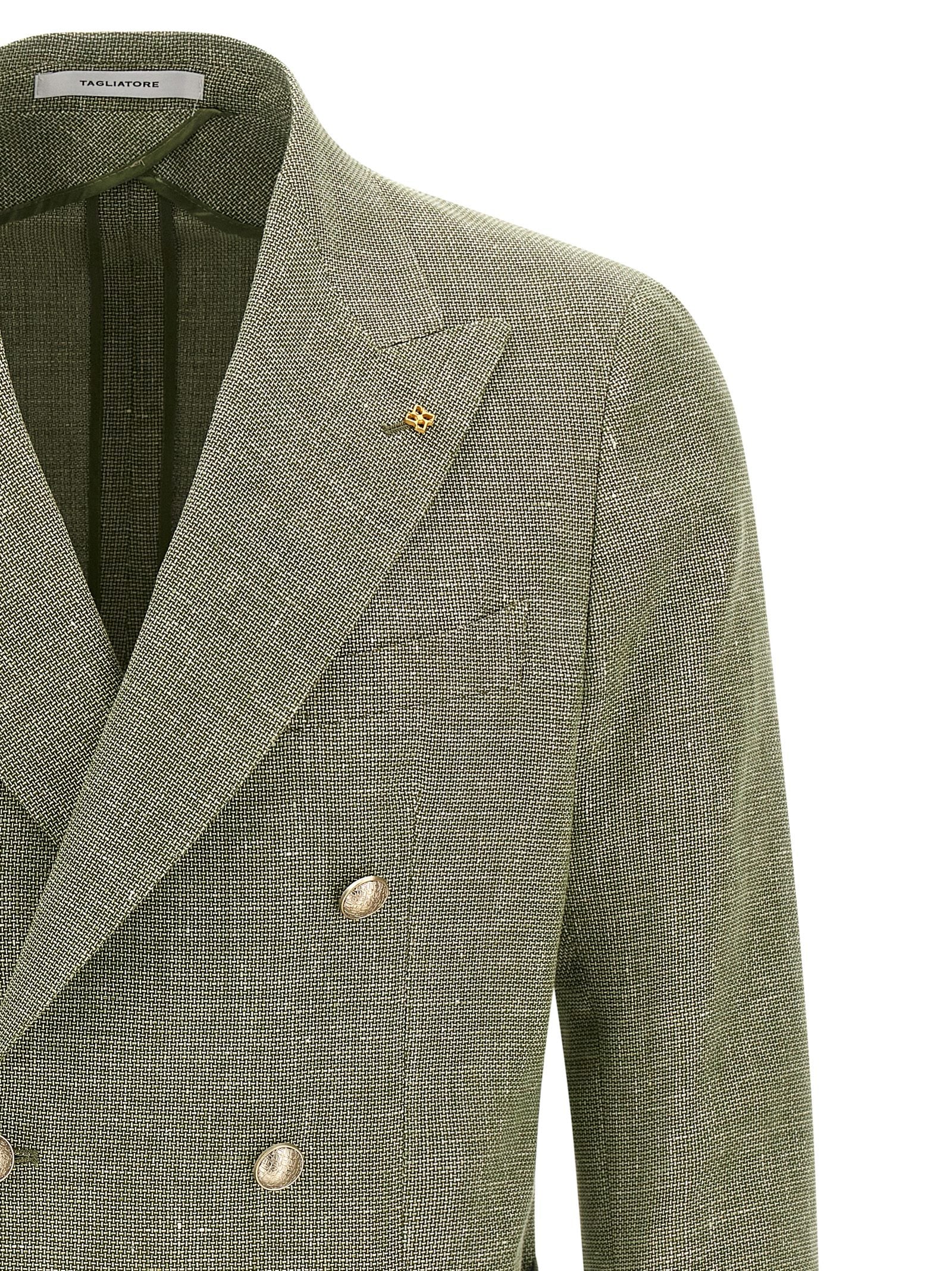 Montecarlo Blazer Green Linen