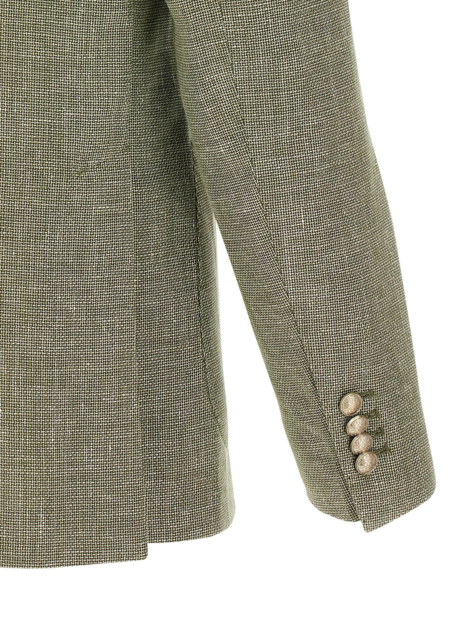Montecarlo Blazer Green Linen