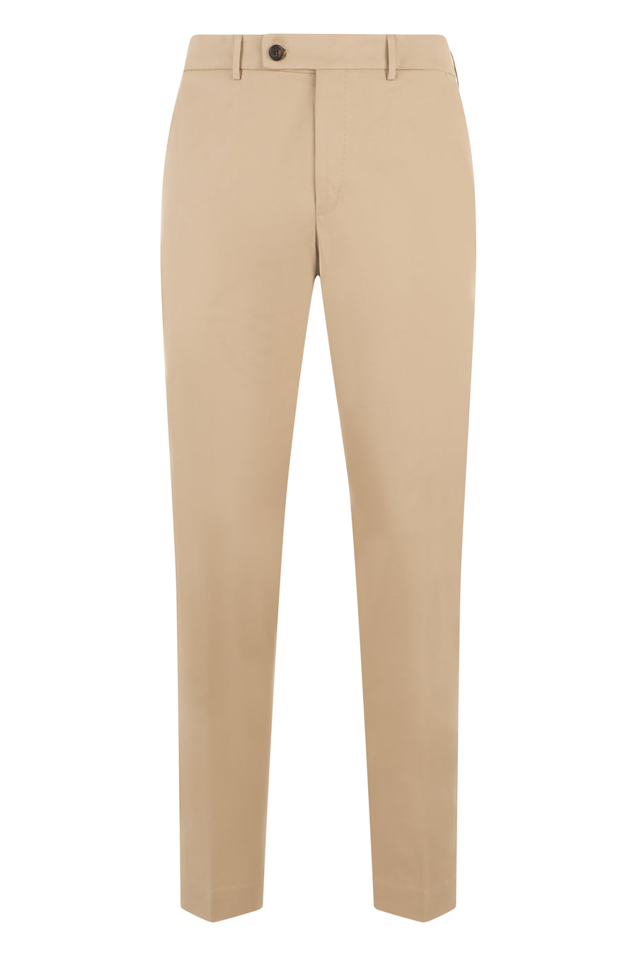 Trousers Slim-Fit Cotton Light Walnut