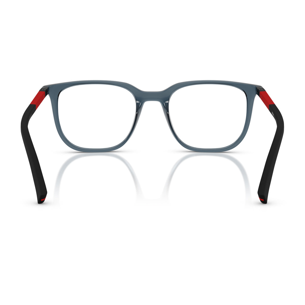 Prada Linea Rossa PS 04RV CZH1O1 Blu Trasparente Nylon Occhiali Da Vista