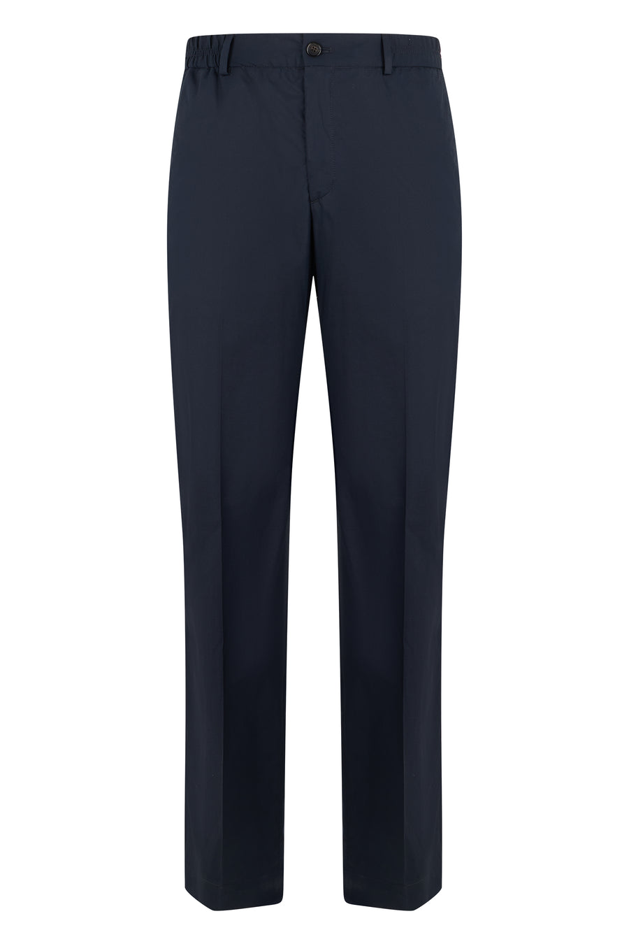 Trousers Technical Fabric Dark Blue Cotton Chinos
