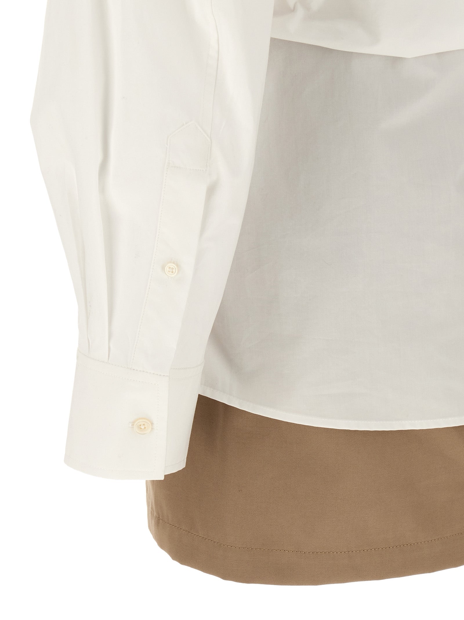 Pre-styled wrap dress White Cotton