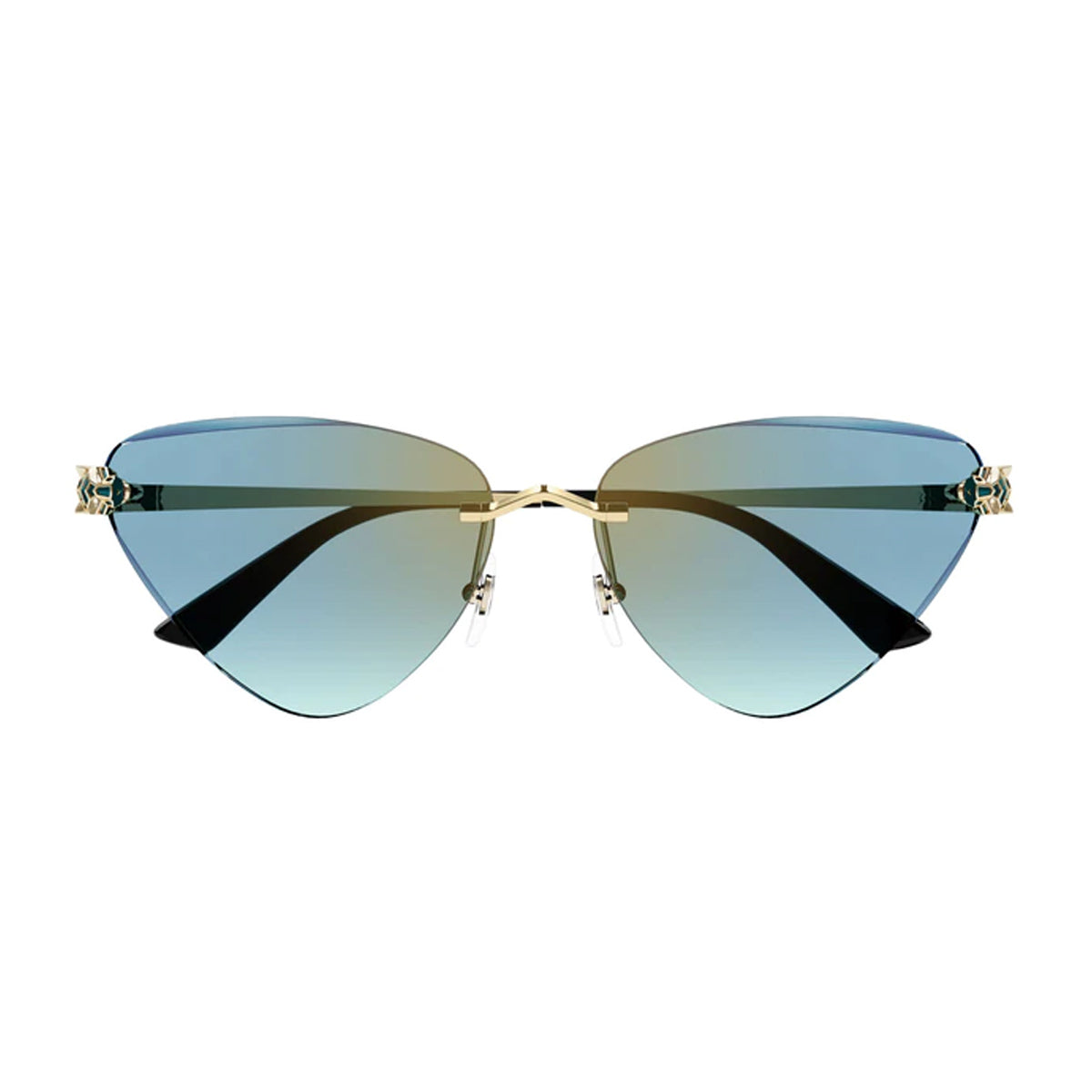CT0399S 004 Oro Metal Occhiali Sole