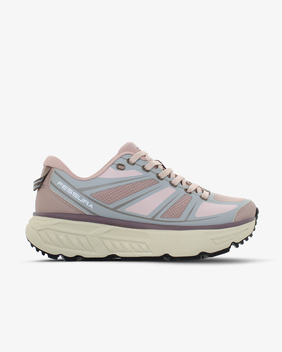 Fessura Italia Mesh upper sneaker in pink