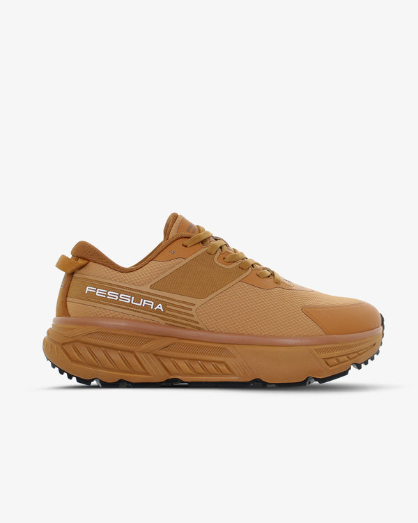 Fessura Italia Mesh sneaker in caramel