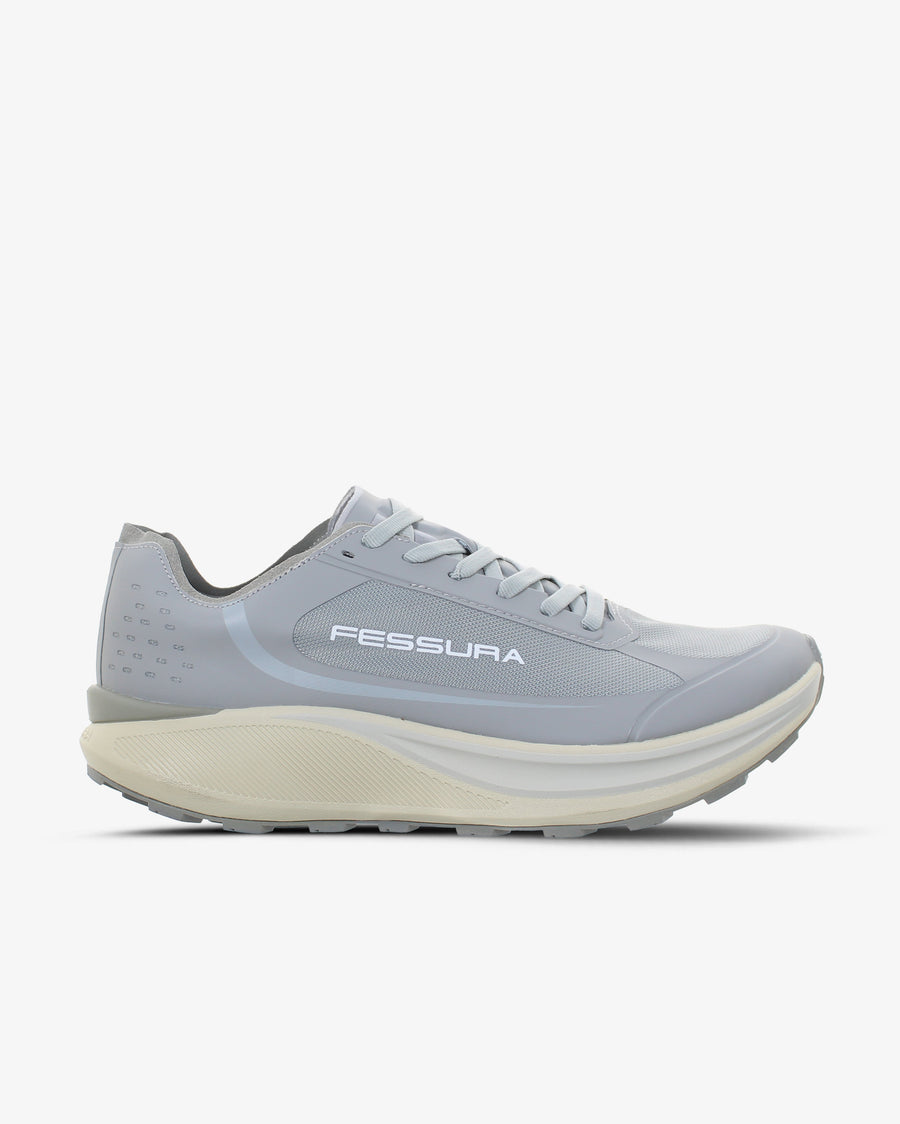 Fessura Nylon upper with rubber tape reinforcements sneaker in gray
