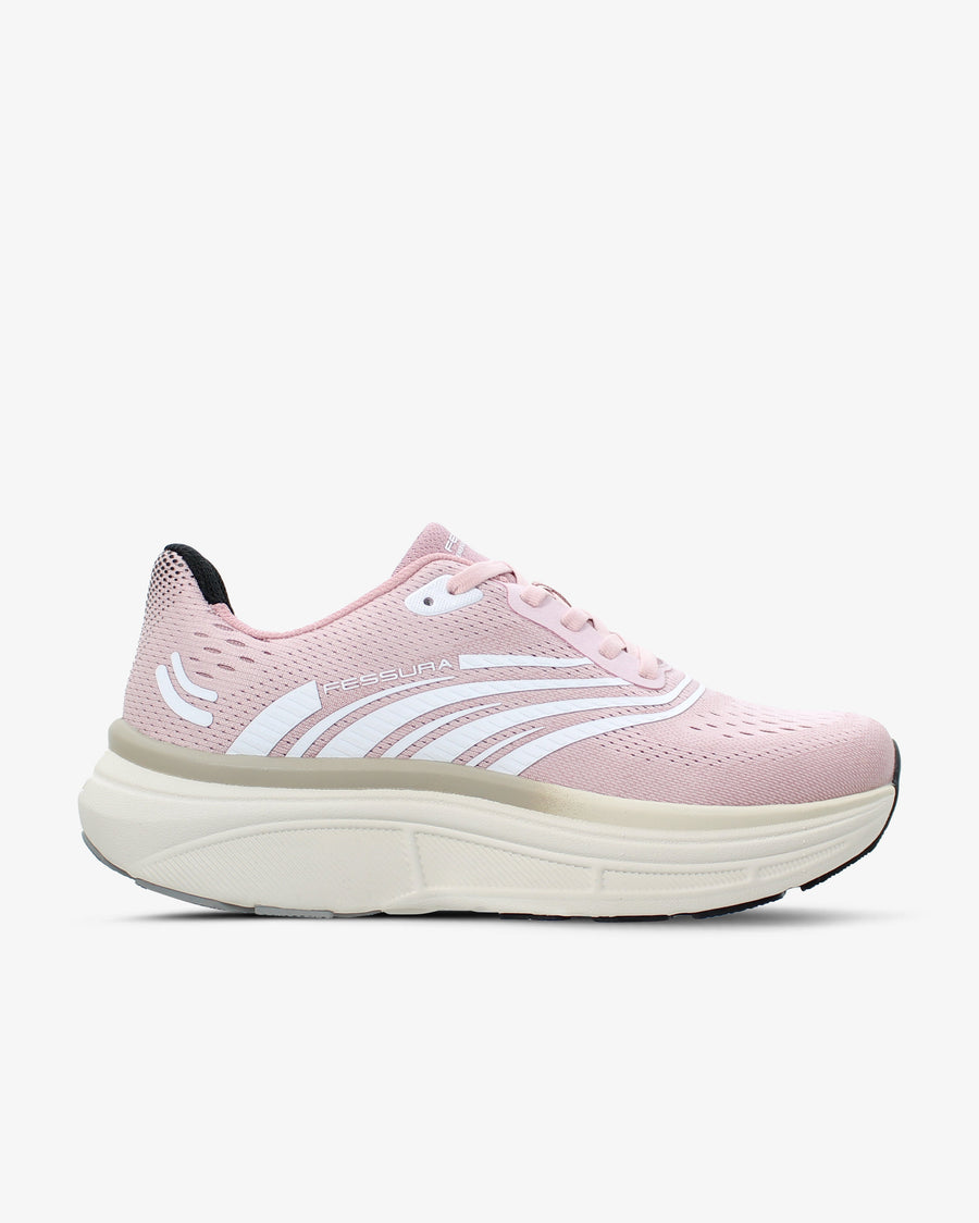 Fessura Italia Jacquard textile sneaker in pink