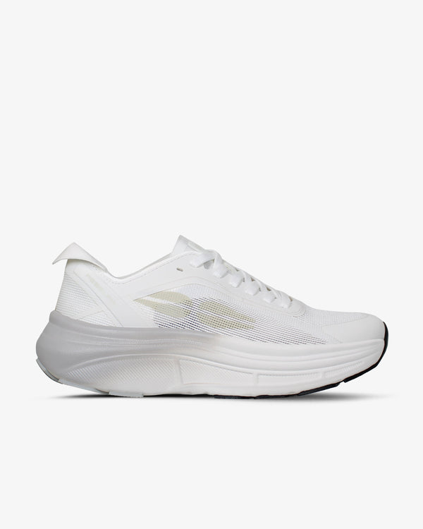 Fessura Italia Jacquard textile upper with mesh sneaker in white