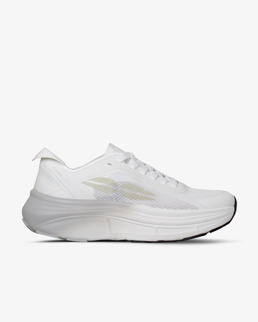 Fessura Italia Jacquard textile upper with mesh sneaker in white