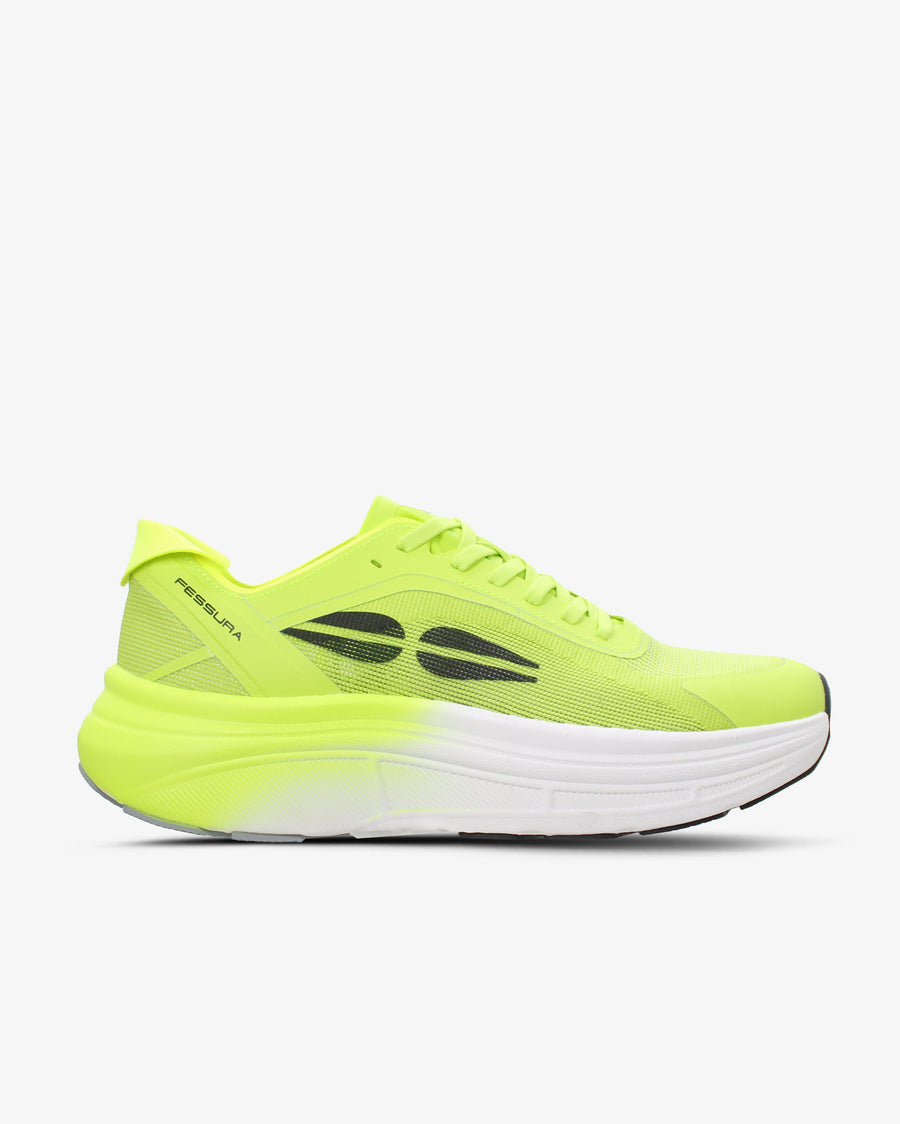Fessura Italia Jacquard sneaker in yellow