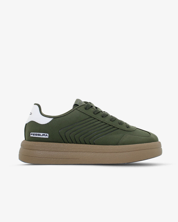 Fessura Italia Microfiber upper sneaker in green