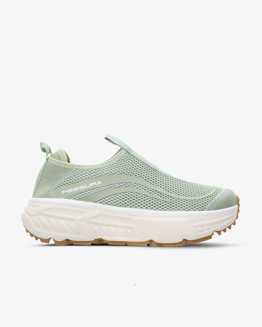 Fessura Italia Mesh upper sneaker in green