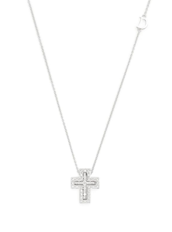 Damiani 18kt white gold necklace in white