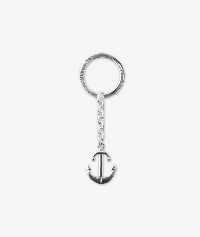 Anchor Key Ring Silver Holder