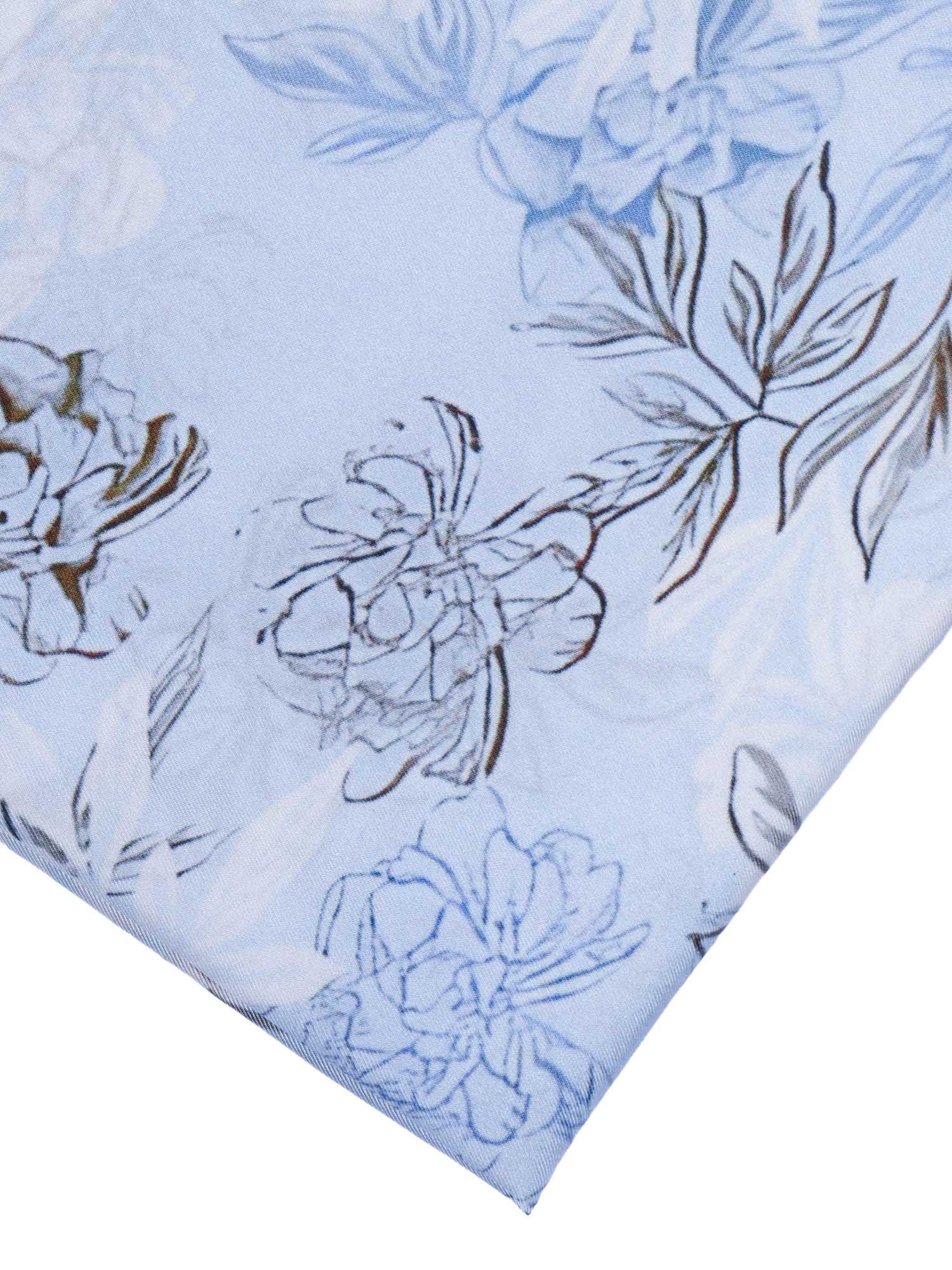 Oceano Stole Light Blue Silk Scarf