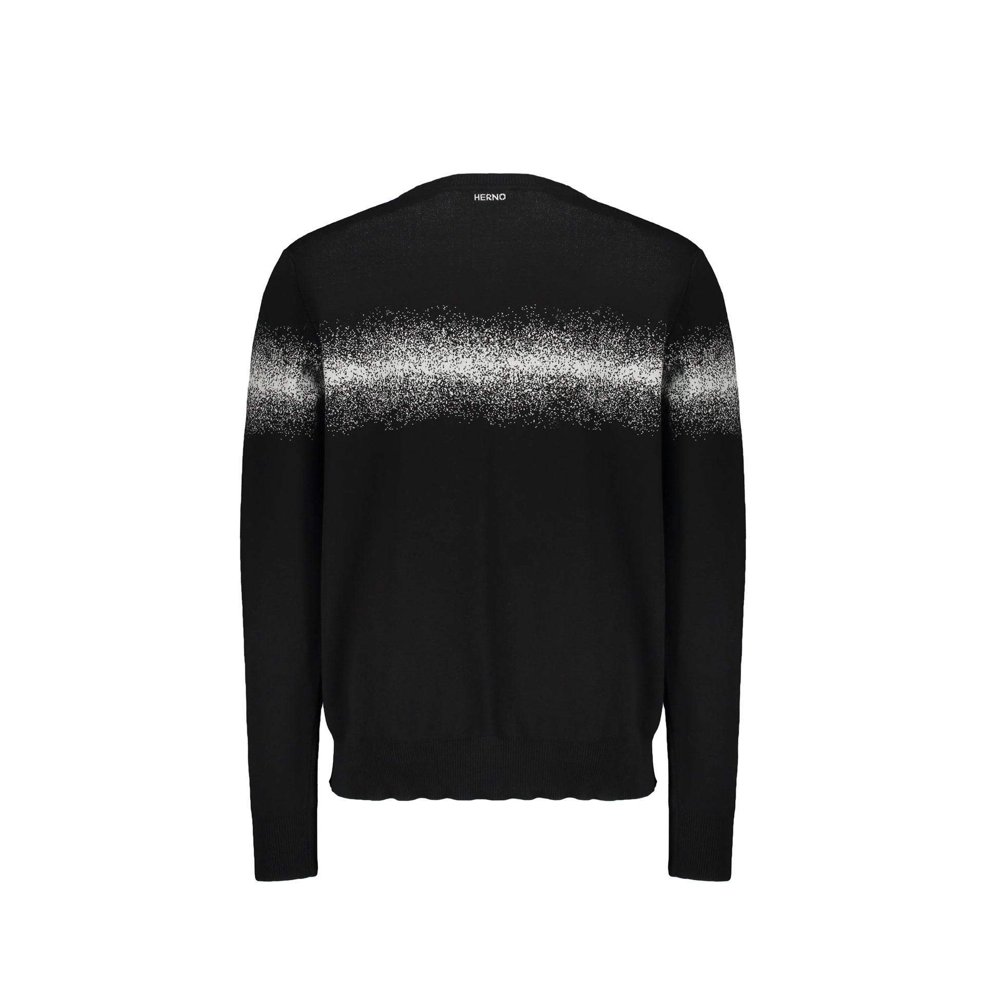 Herno Cotton Blend Pullover Black Polyester