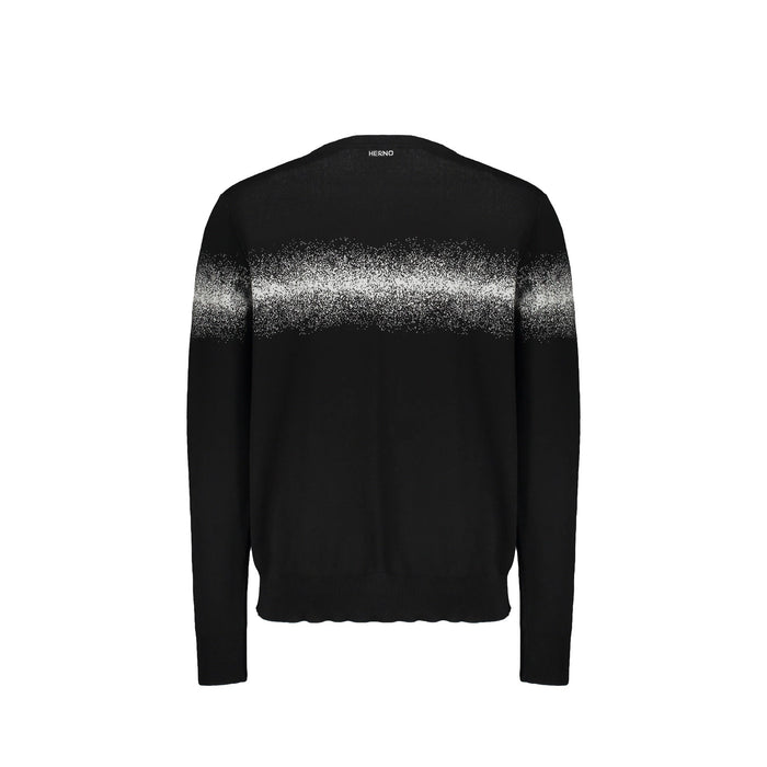 Herno Cotton Blend Pullover Black Polyester