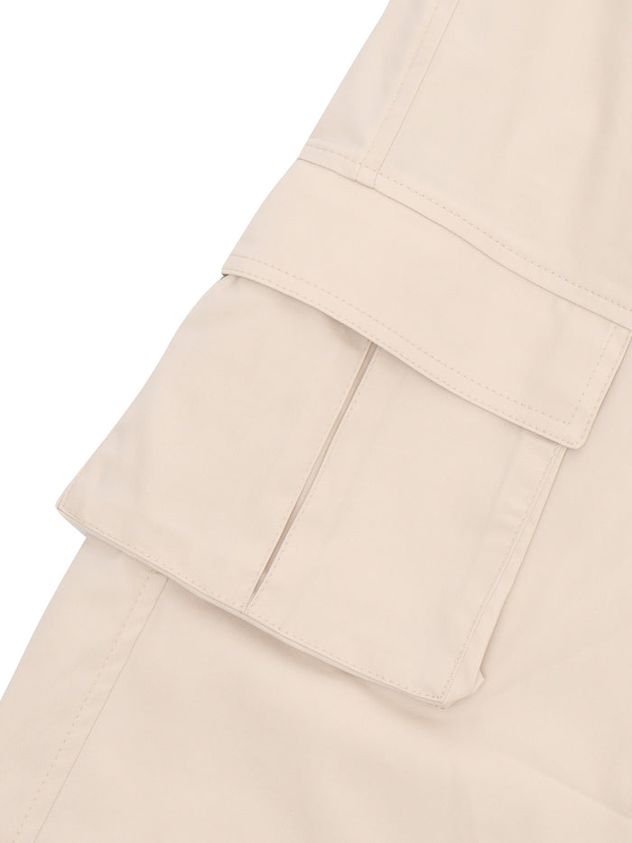 Beige Levantina Cargo Cotton Polyamide Elastane Pant