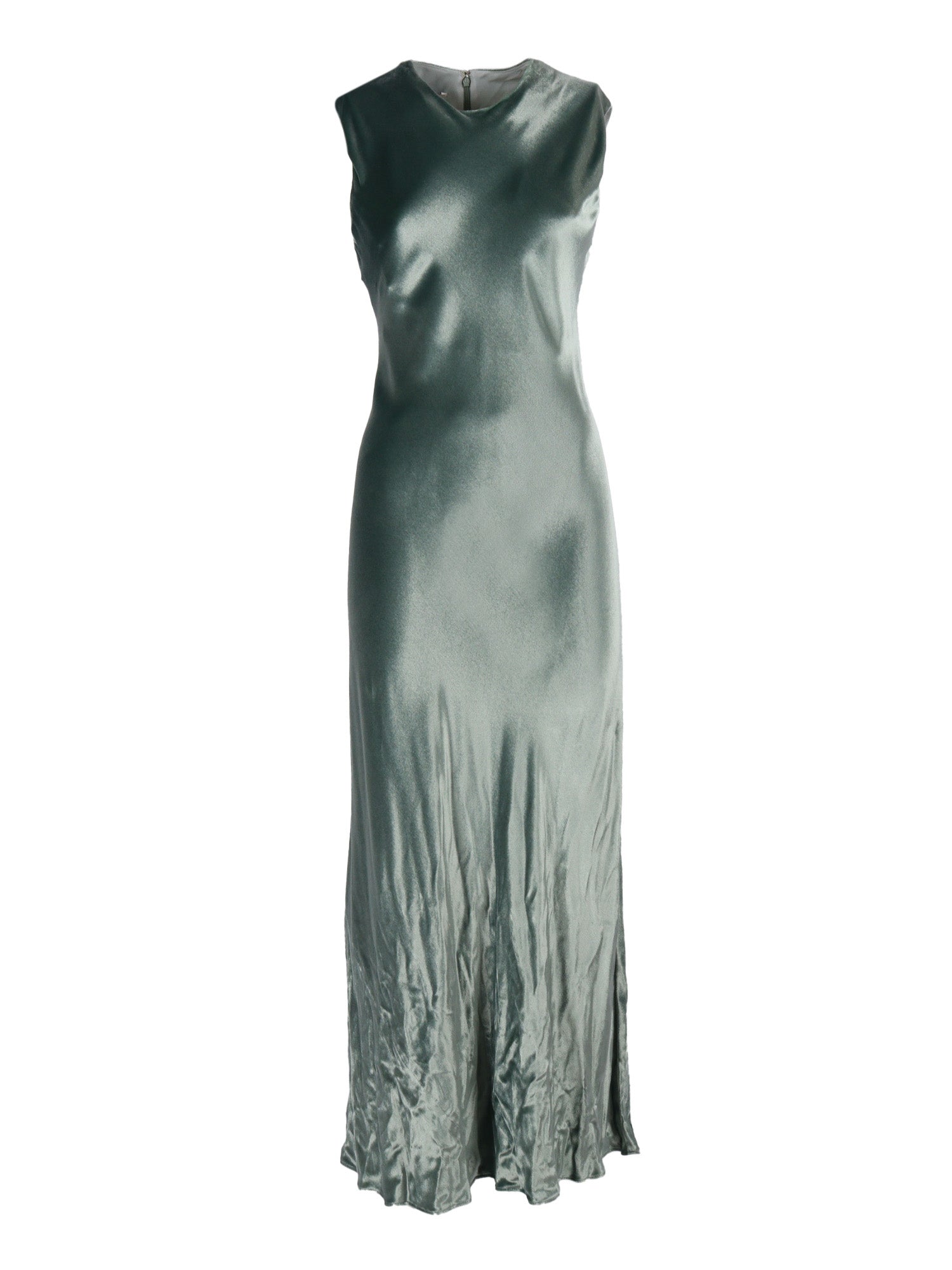 Dress Green Viscose Midi