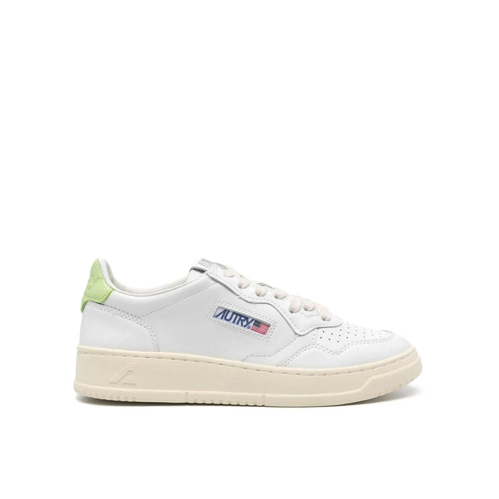 Autry Medalist Leather Sneakers White