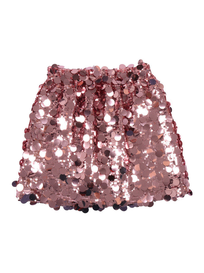 SKIRT Pink Polyester Lining Cotton