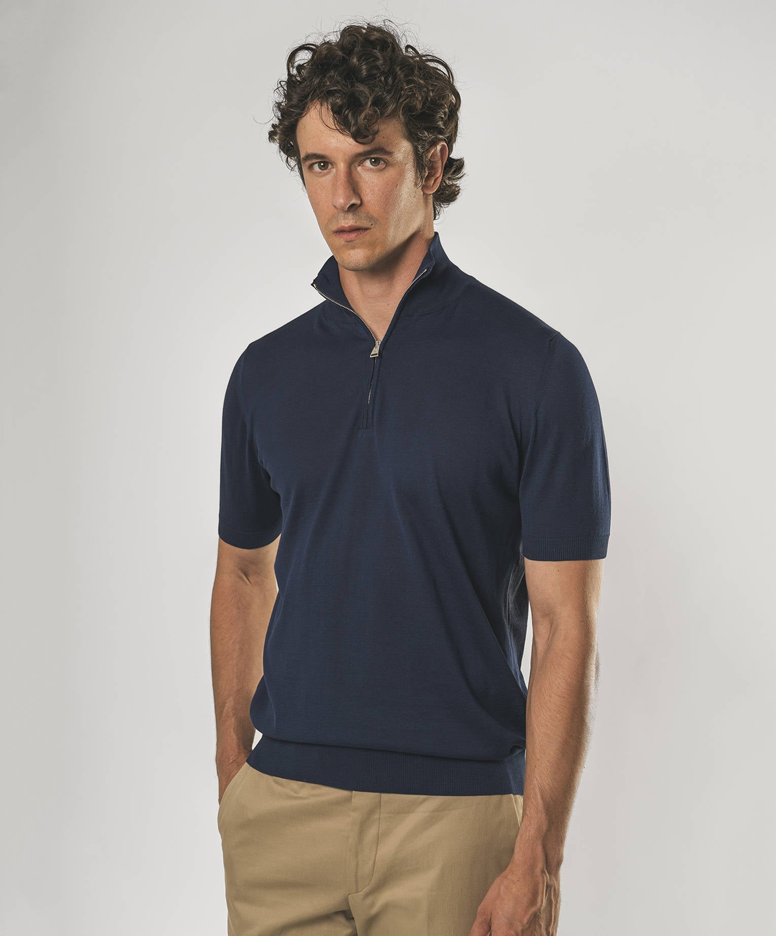 Sea Island T-Shirt Cozumel Blue Light Knitwear