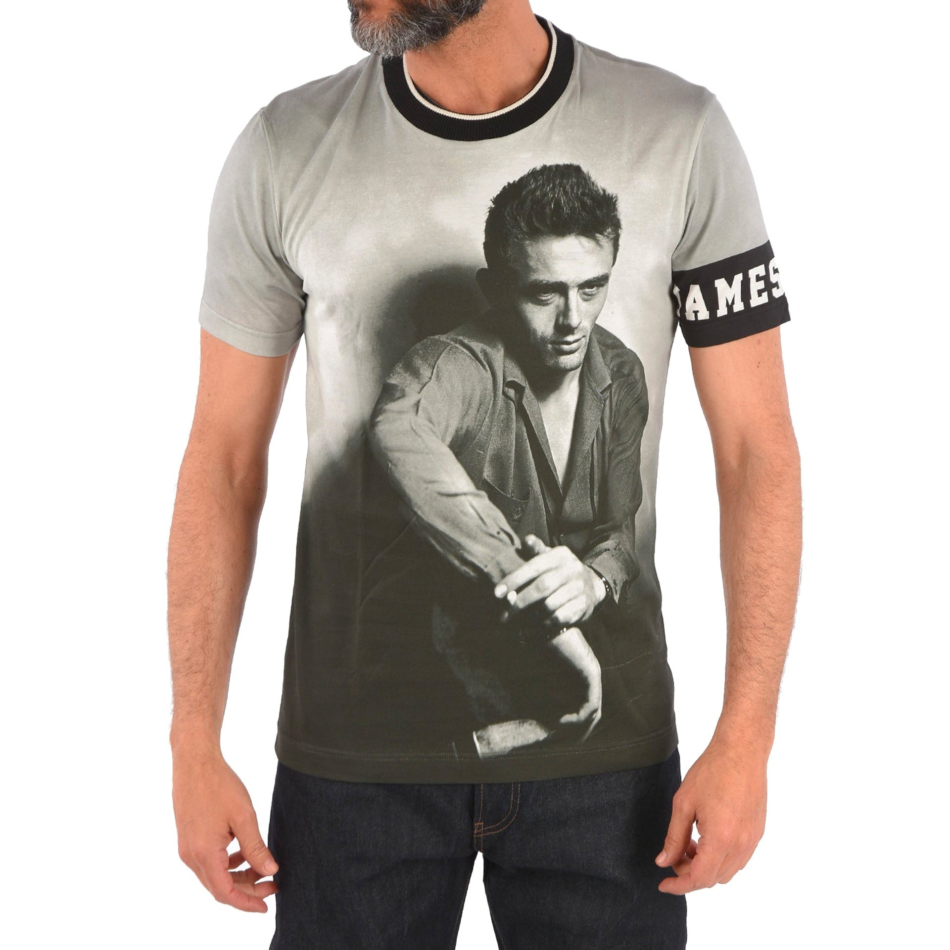 James Dean T-Shirt Black Cotton