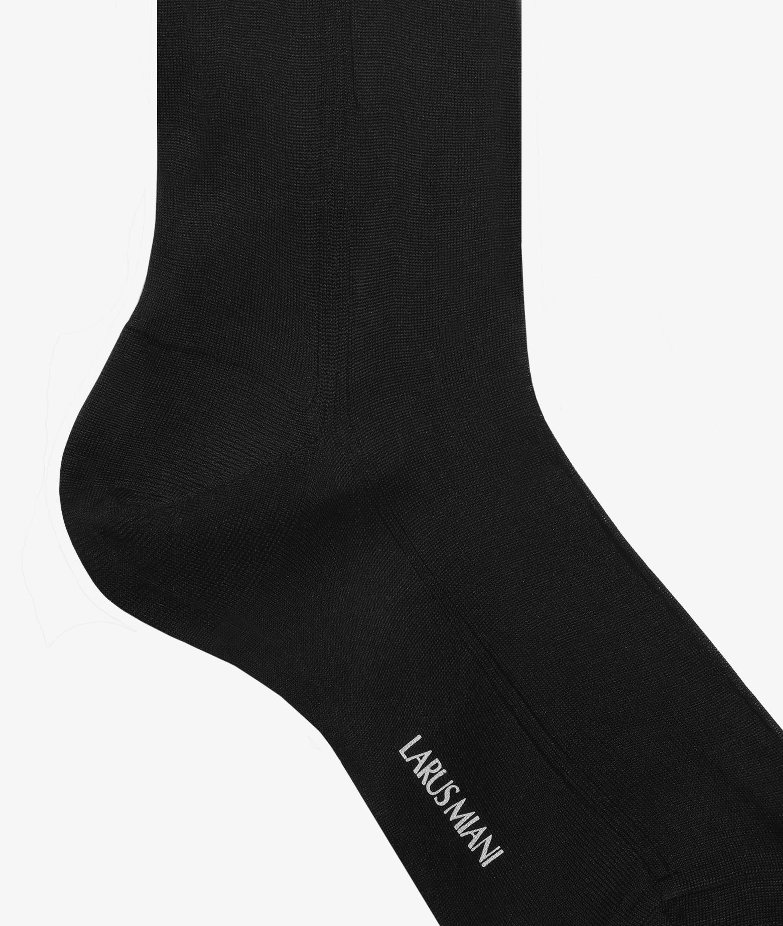 Silk Socks Black