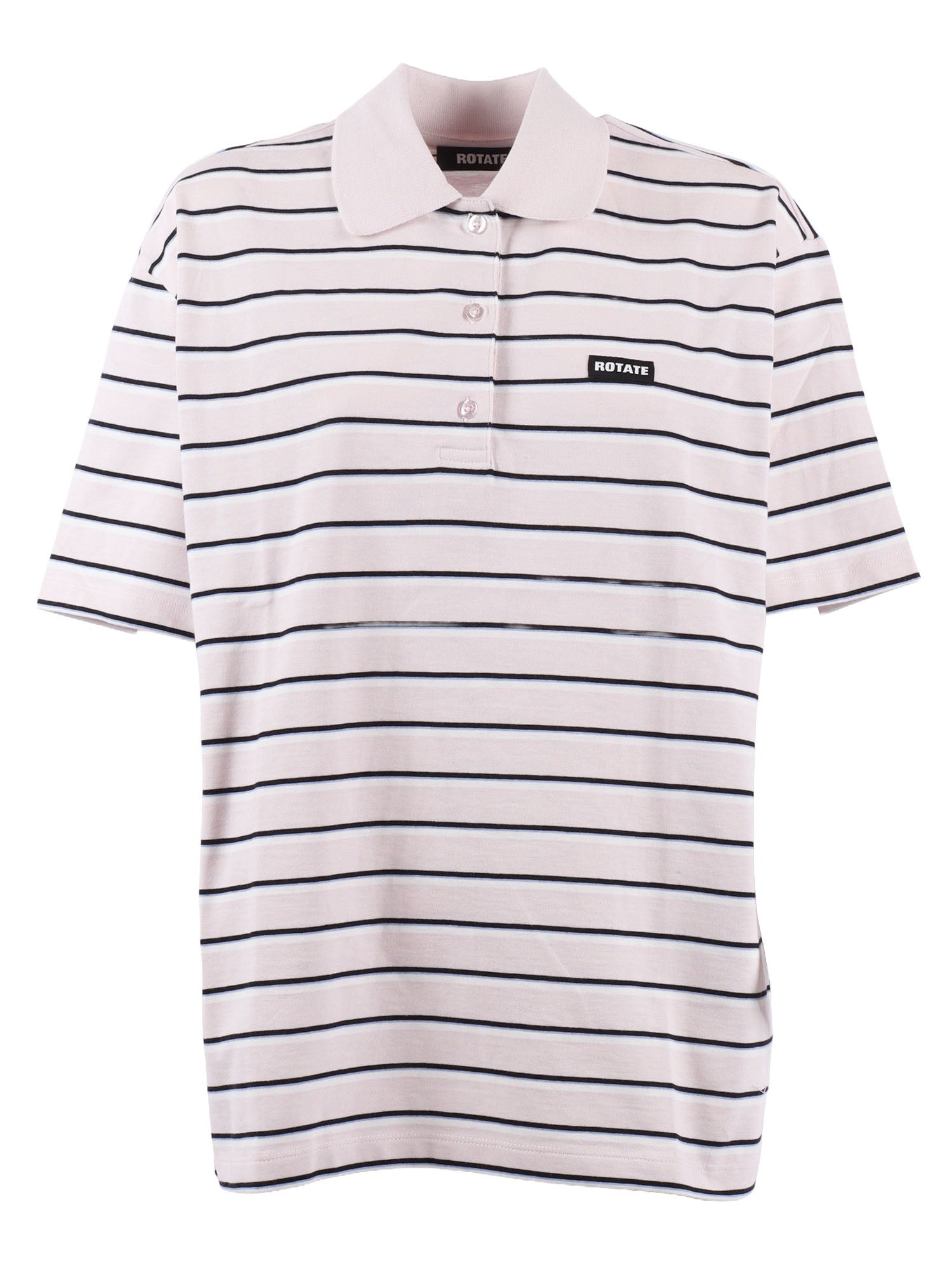 PLUNE JERSEY POLO Pink Cotton (organic) Short Sleeves T-shirt