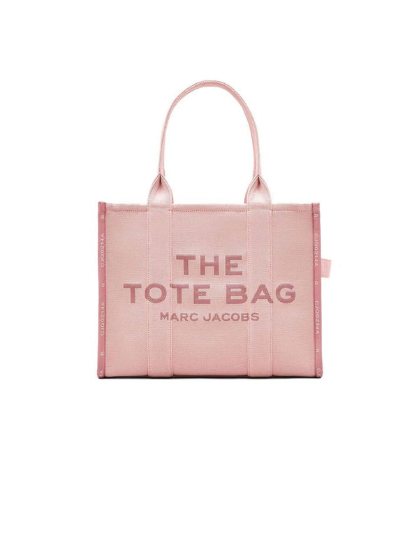 Marc Jacobs 100% Woven Jacquard tote bag in pink
