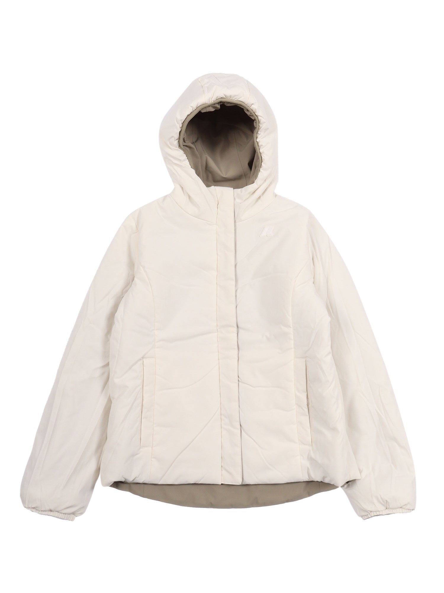 P. LILY ST WARM DOUBLE DOWN JACKET Green Short Puffer