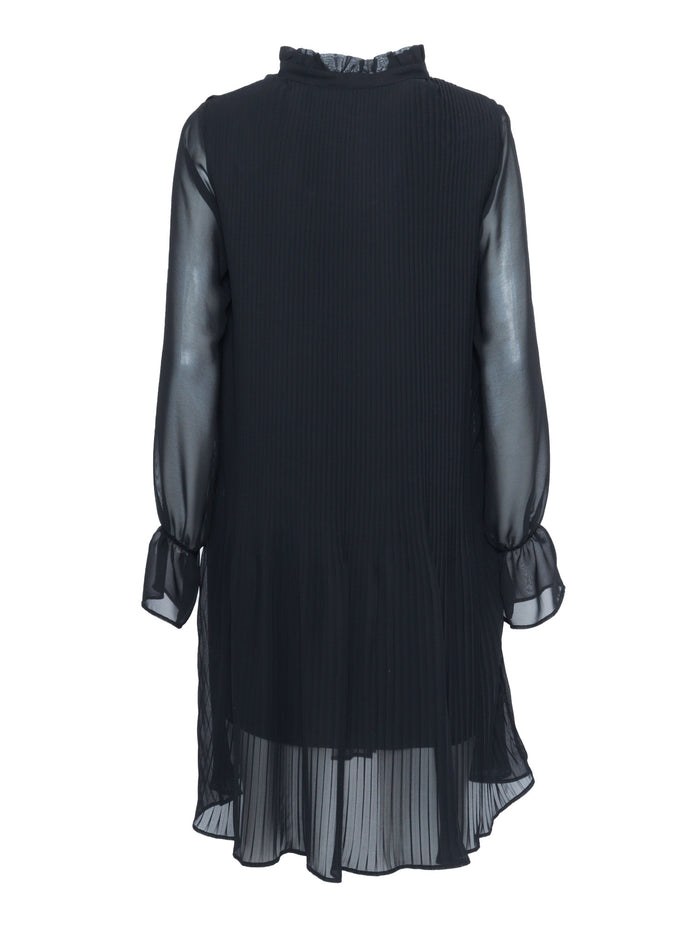 WOMAN DRESS Black Polyester Midi