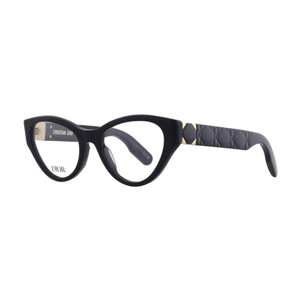 Dior Eyeglasses Cat Eye Full Rim, Black Frame And Clear Demo Lenses Lens Lady95.22ob1i1000 Sunglasses