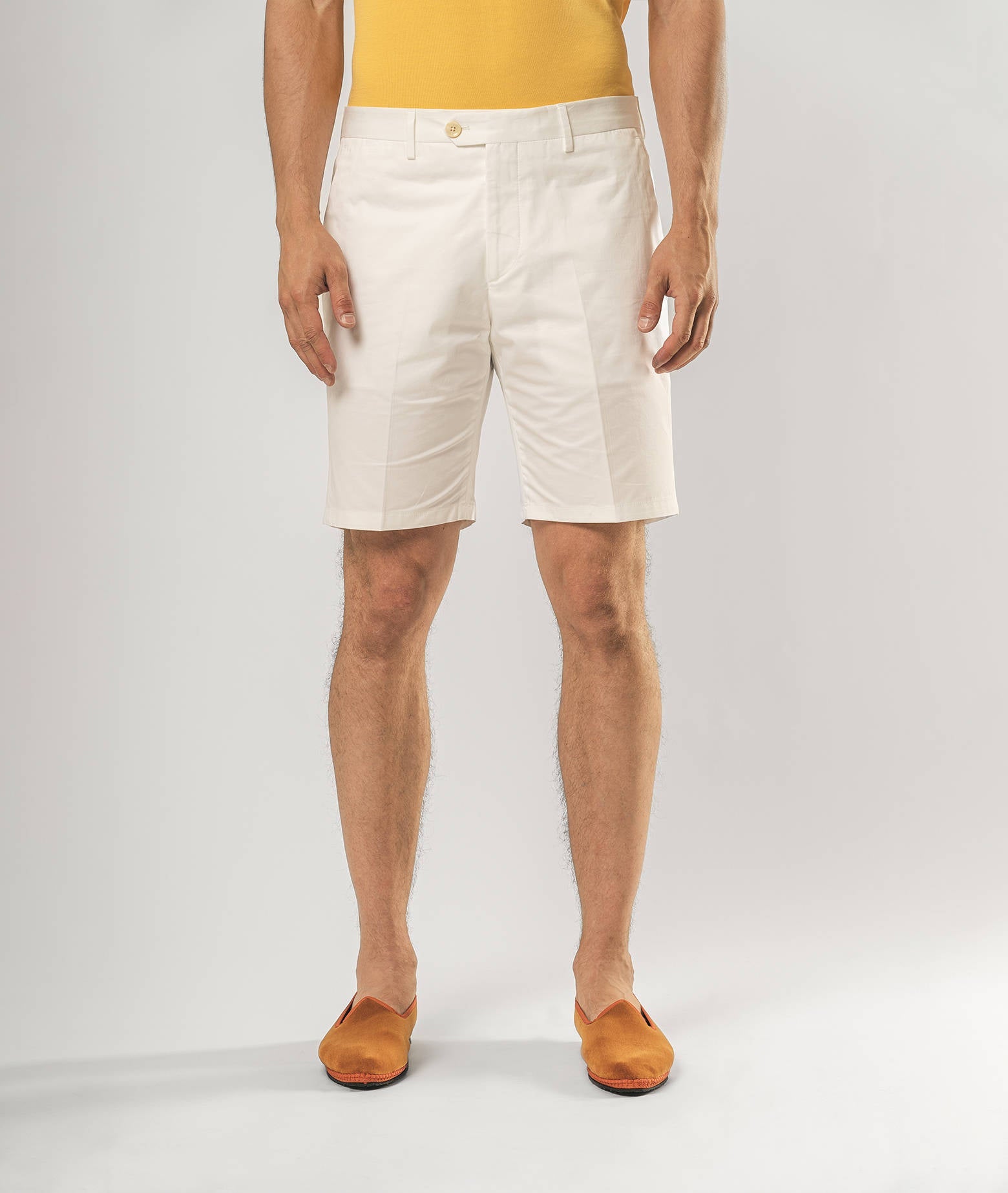 Cotton Shorts Poltu Quatu Beige