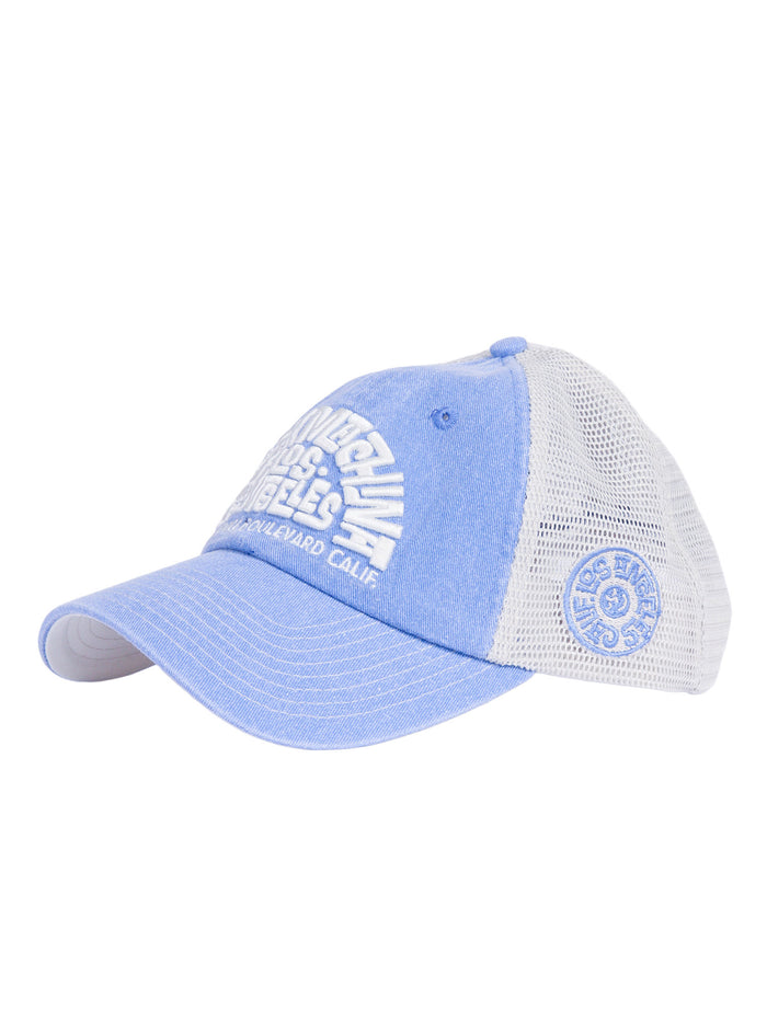 Los Angeles Address Trucker Light Blue Hat