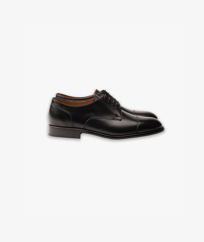 Derby Leather Henry Black Boot